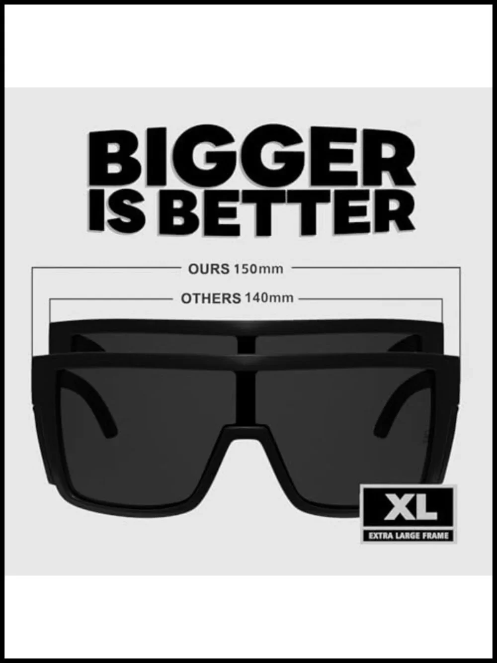 TR90 Ultralight XL Sunglasses UV400 Protection Wrap Around